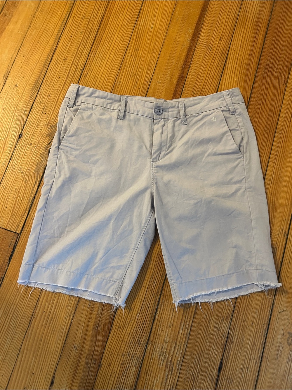 Lavender Preppy Bermuda shorts by G1 basic goods